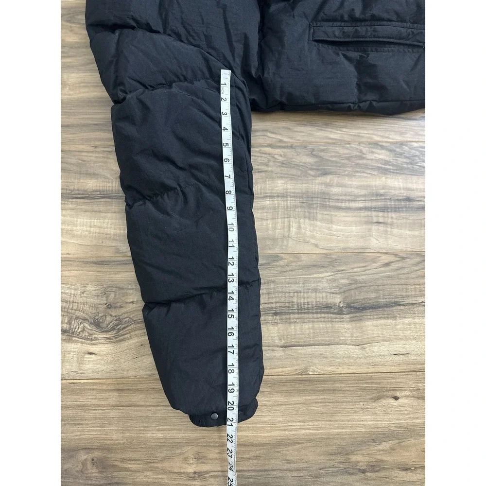 M+RC Noir Men's Black Puffer Coat Until We Meet Again‎ Marche Noir Ltd Project
